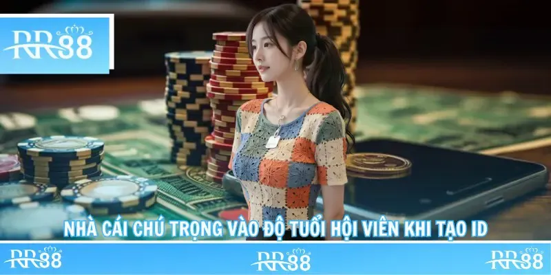 Nhà cái chú trọng vào độ tuổi hội viên khi tạo ID
